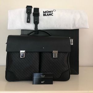 Mont Blanc Signature Double Gusset Briefcase